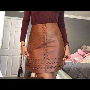 Brown skirt